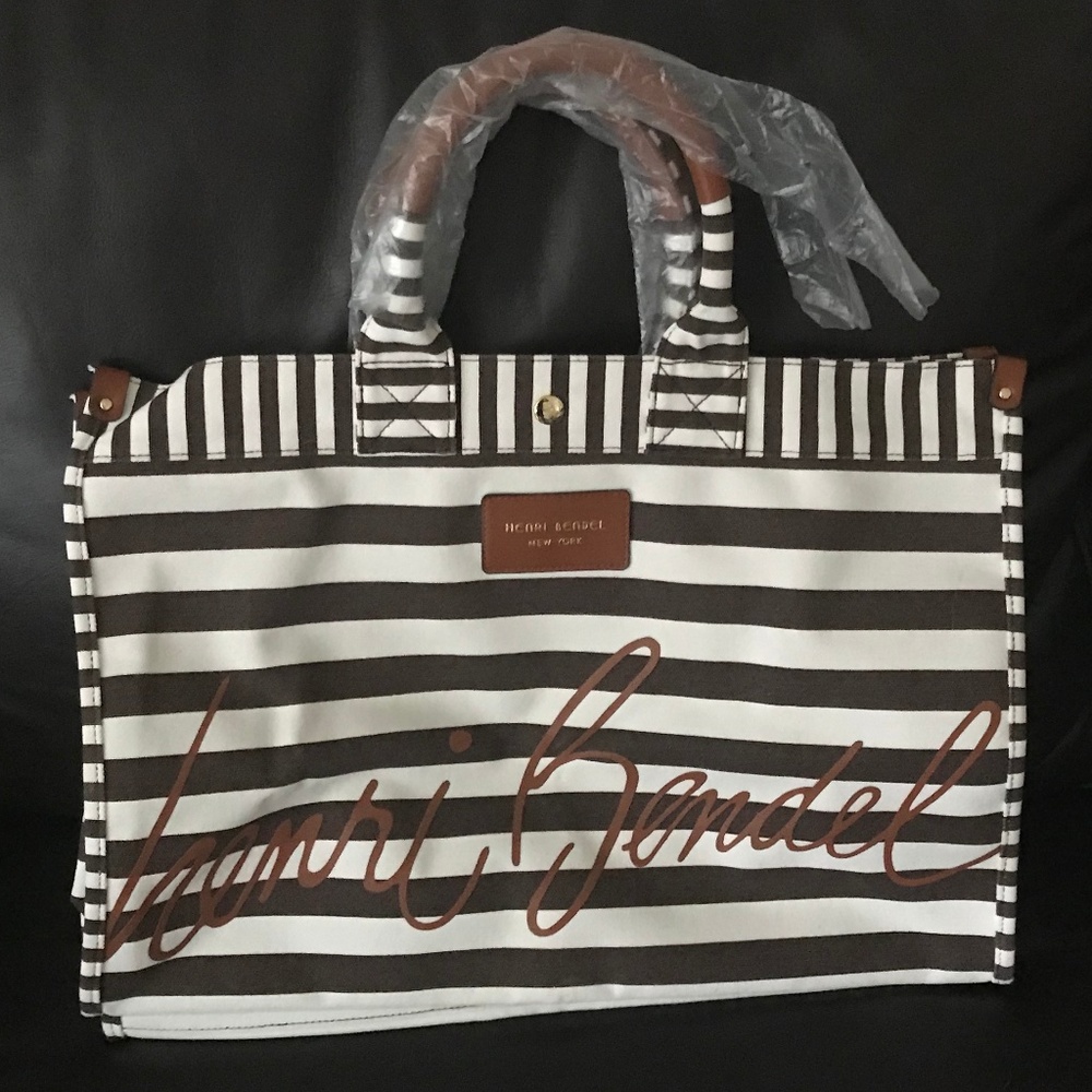 Henri Bendel Canvas J Tote